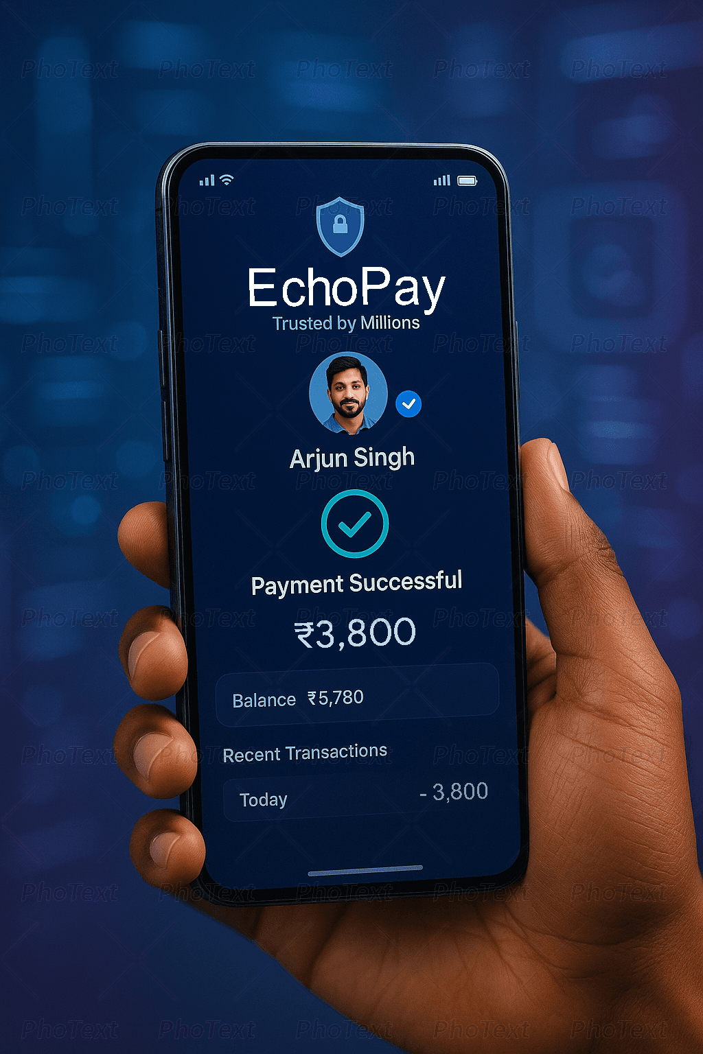 Illustration representing payment services